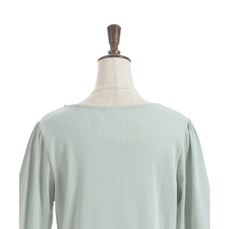 リボン付スクエアネックプルオーバー | axes femme | 詳細画像31 