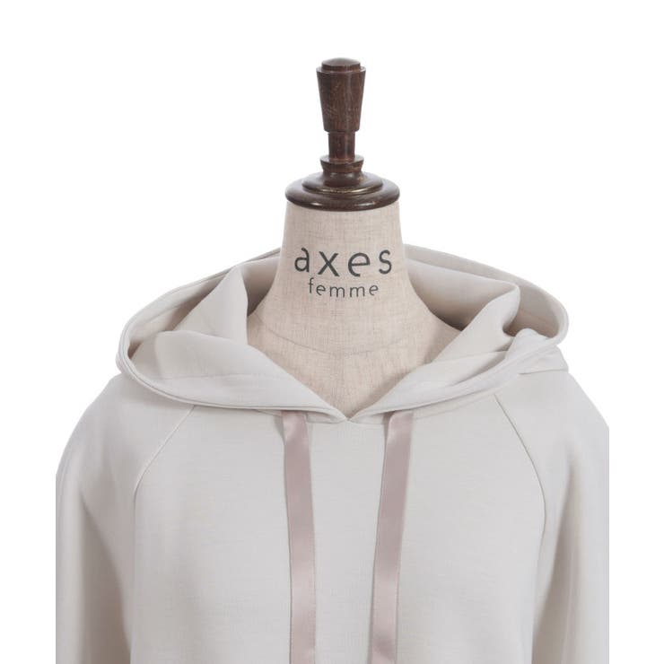 花粉ガードポンチョ風プルオーバー | axes femme | 詳細画像18 