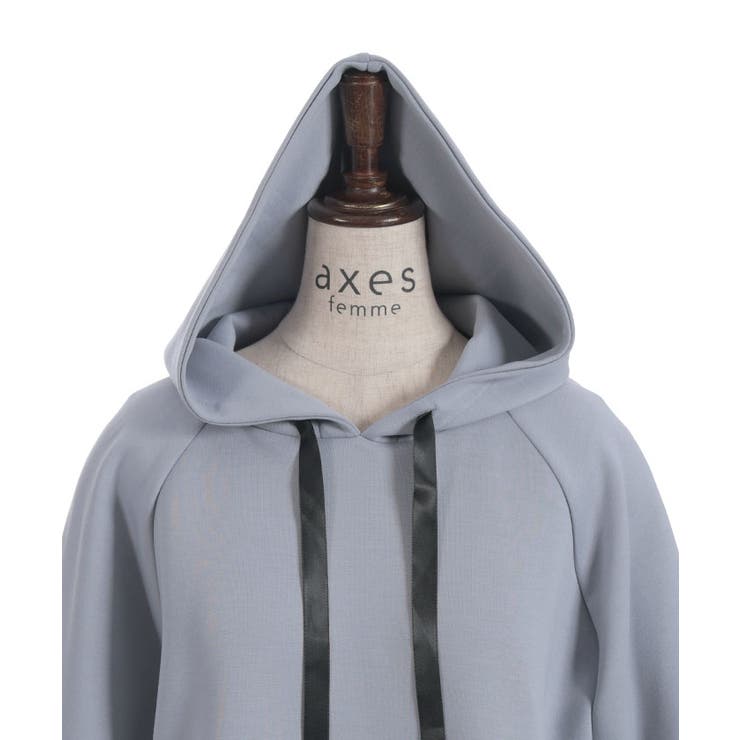 花粉ガードポンチョ風プルオーバー | axes femme | 詳細画像27 