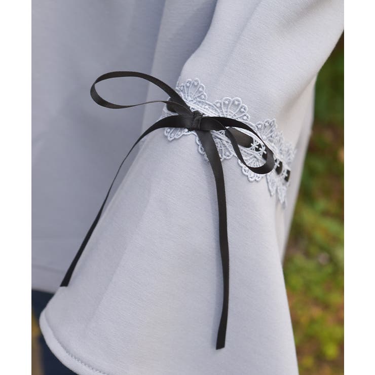 花粉ガードポンチョ風プルオーバー | axes femme | 詳細画像4 