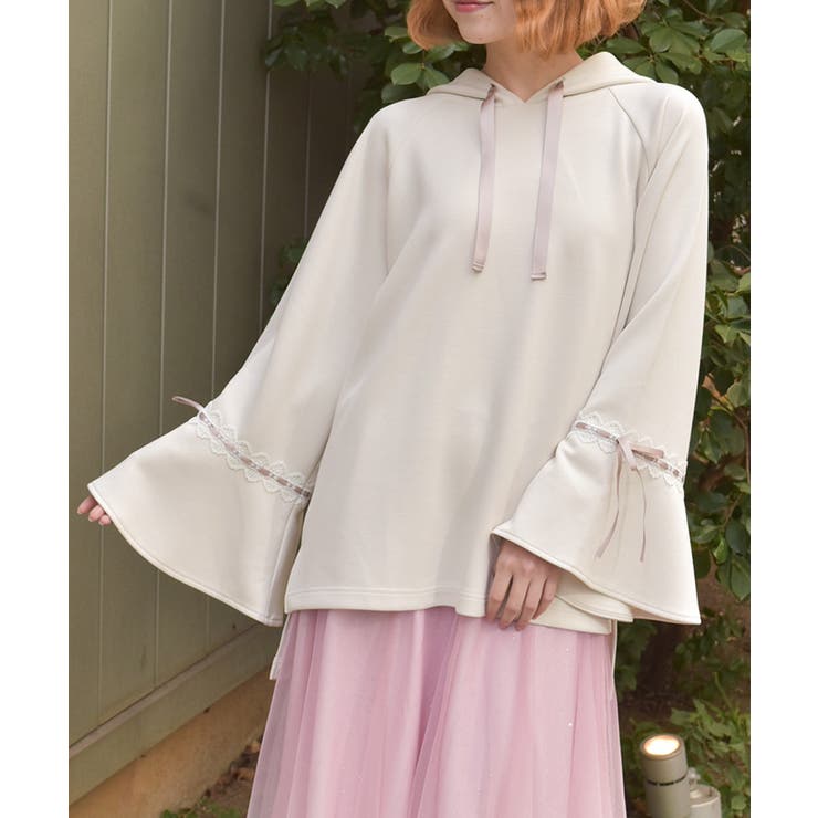 花粉ガードポンチョ風プルオーバー | axes femme | 詳細画像5 