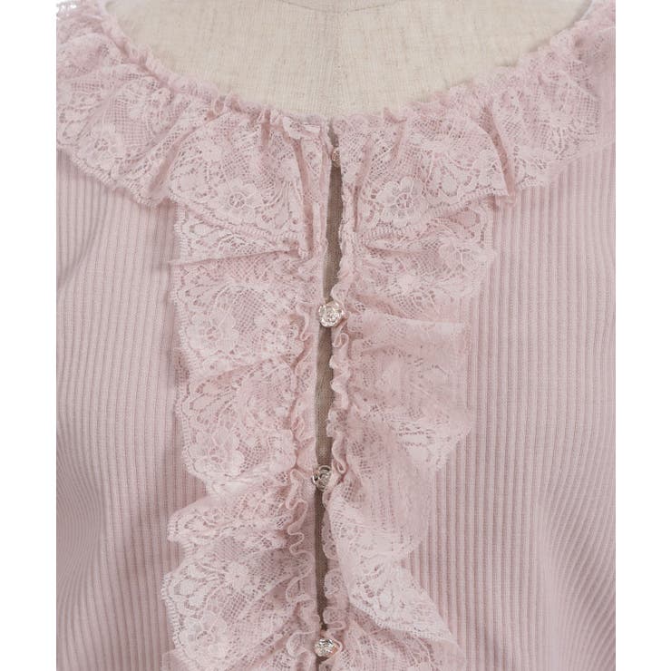 ローズボタンフリルトップス | axes femme | 詳細画像16 