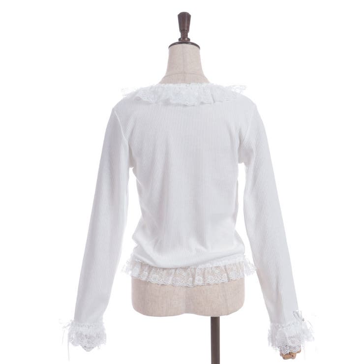 ローズボタンフリルトップス | axes femme | 詳細画像20 