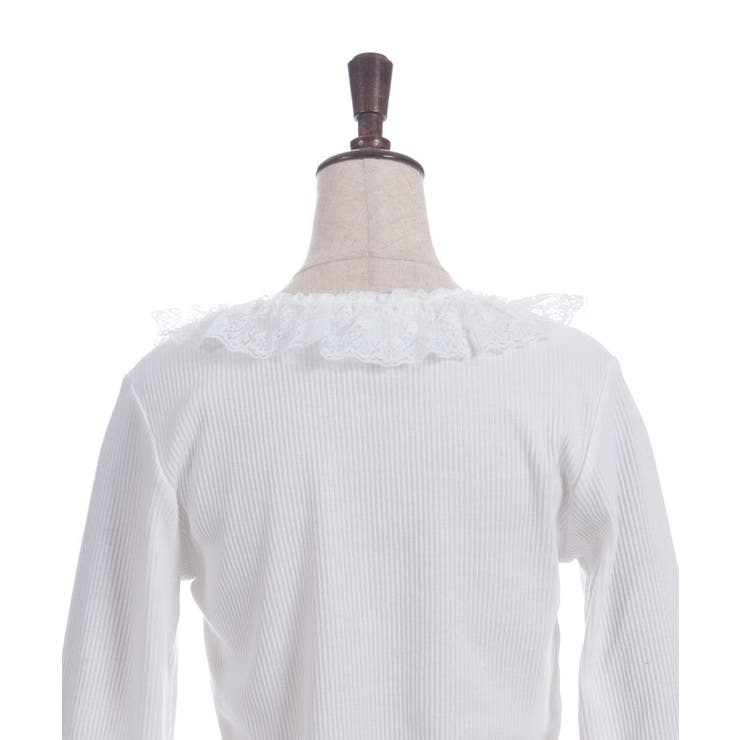 ローズボタンフリルトップス | axes femme | 詳細画像24 