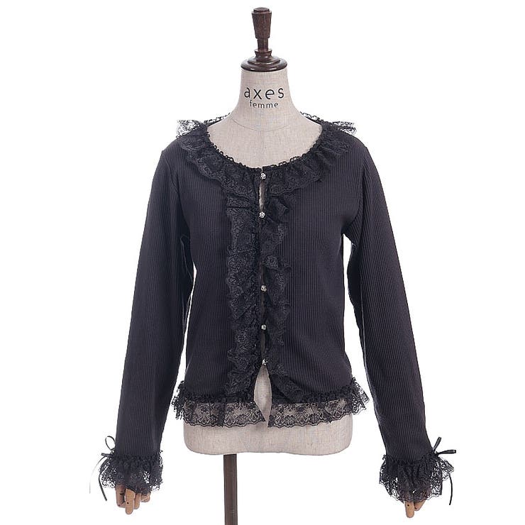 ローズボタンフリルトップス | axes femme | 詳細画像25 