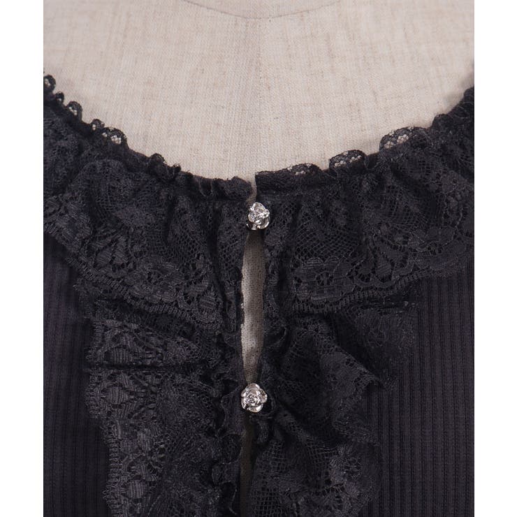 ローズボタンフリルトップス | axes femme | 詳細画像30 