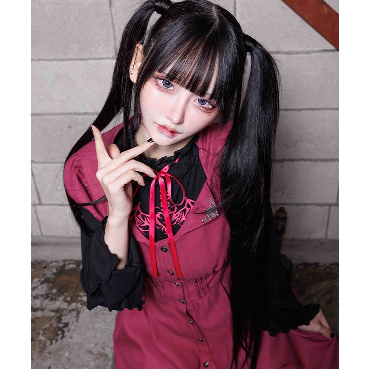 カットアウトデザインミニワンピース | axes femme | 詳細画像1 