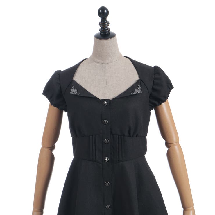 カットアウトデザインミニワンピース | axes femme | 詳細画像17 