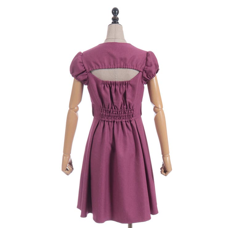 カットアウトデザインミニワンピース | axes femme | 詳細画像7 