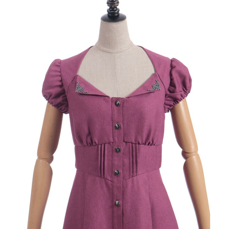 カットアウトデザインミニワンピース | axes femme | 詳細画像8 