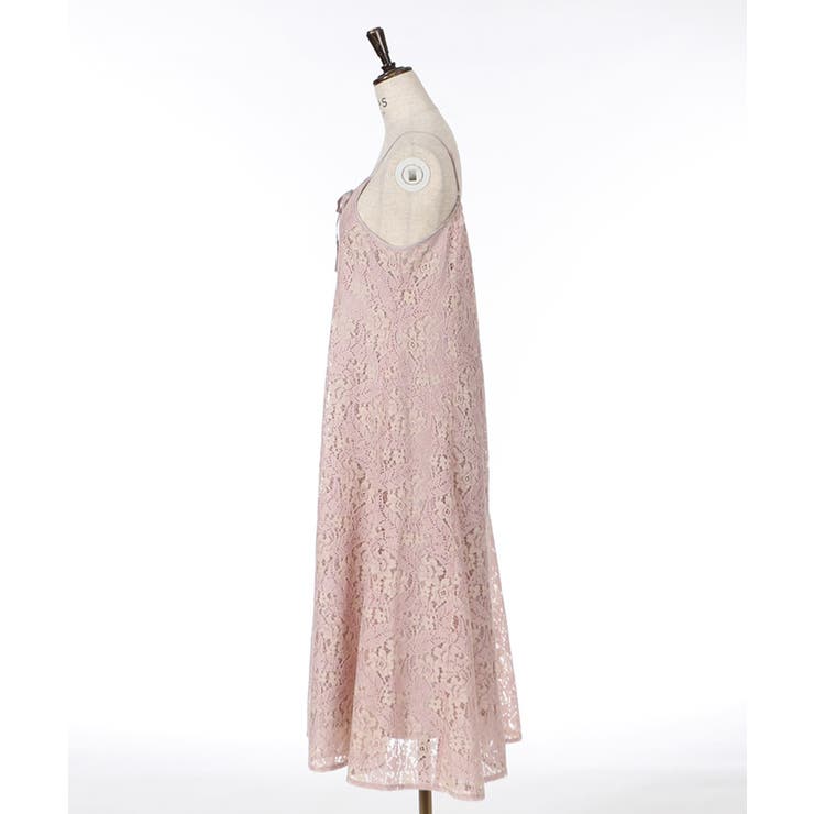 axes femme（アクシーズファム）の「レースキャミワンピース