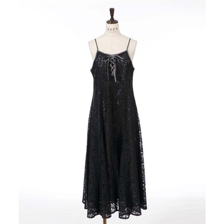 レースキャミワンピース[品番：IGAW0000474]｜axes femme