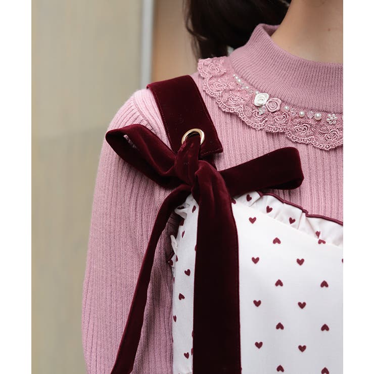 ハートフロッキージャンスカ | axes femme | 詳細画像11 