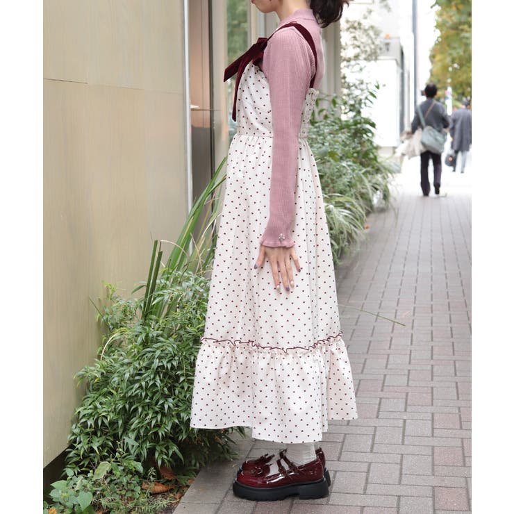 ハートフロッキージャンスカ | axes femme | 詳細画像2 