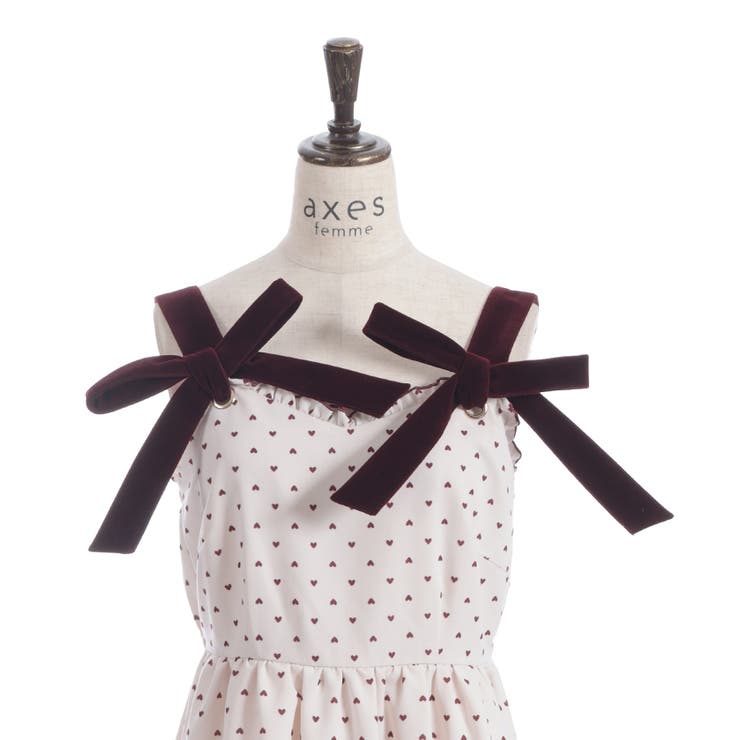 ハートフロッキージャンスカ | axes femme | 詳細画像23 