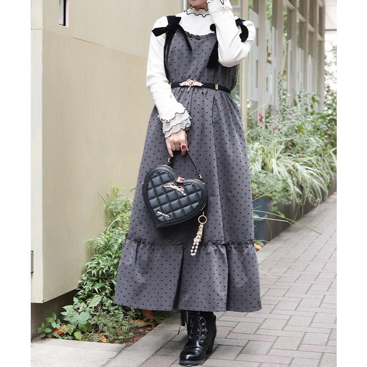 ハートフロッキージャンスカ | axes femme | 詳細画像5 