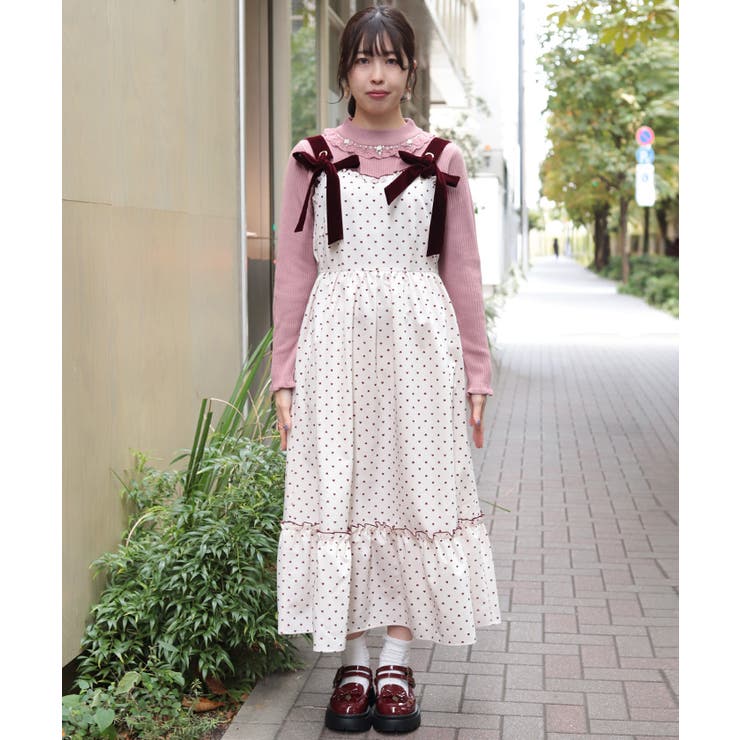 ハートフロッキージャンスカ | axes femme | 詳細画像9 