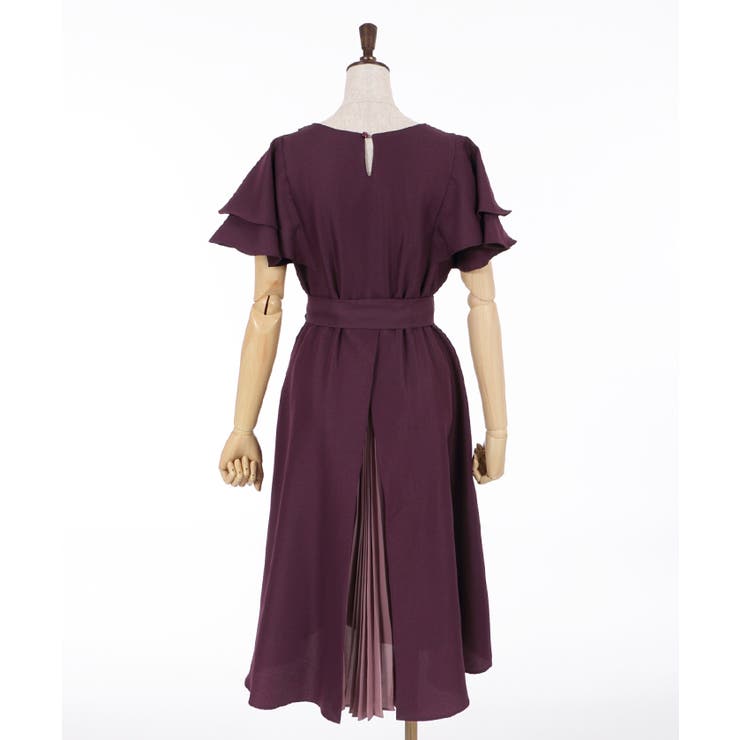 美品✨定価10万 フォクシー Nouvelle Vague バックプリーツドレス 袖付バックプリーツドレス[品番：IGAW0001002]｜axes femme