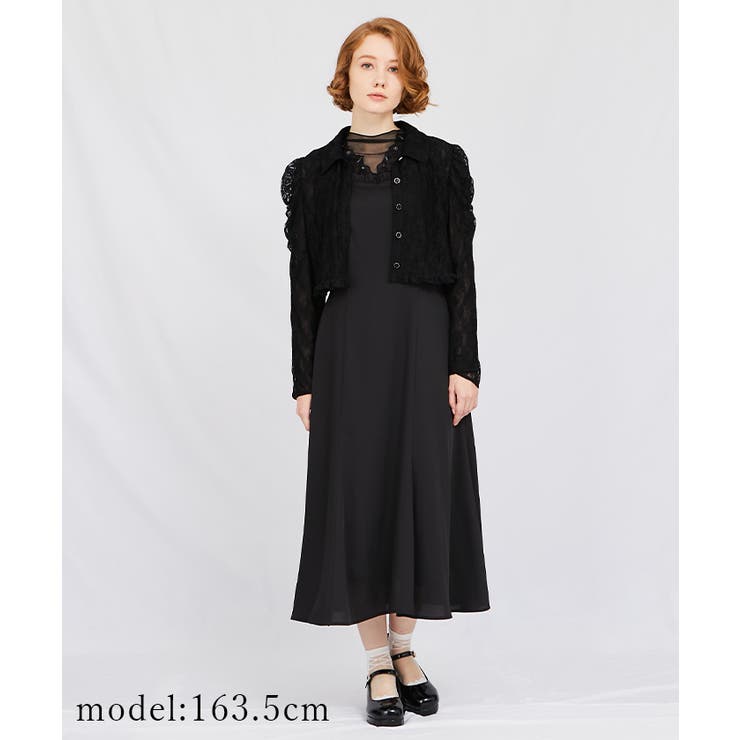 レースBL×ワンピースSET[品番：IGAW0002211]｜axes femme
