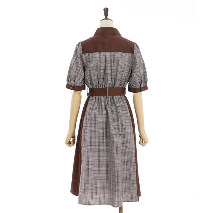 バイカラーワンピース[品番：IGAW0002252]｜axes femme