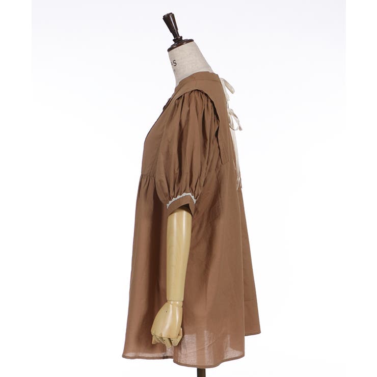 axes femme アクシーズファムノースリーブシフォンチュニック