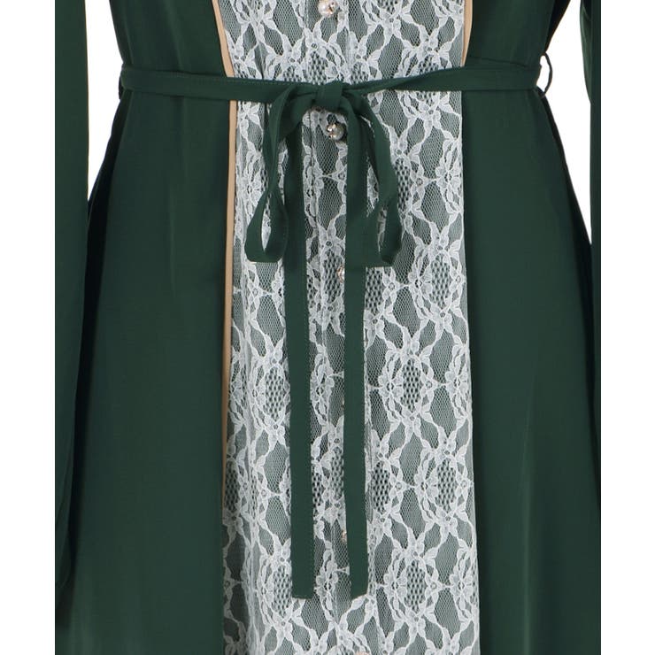 バイカラーレトロワンピース | axes femme | 詳細画像18 