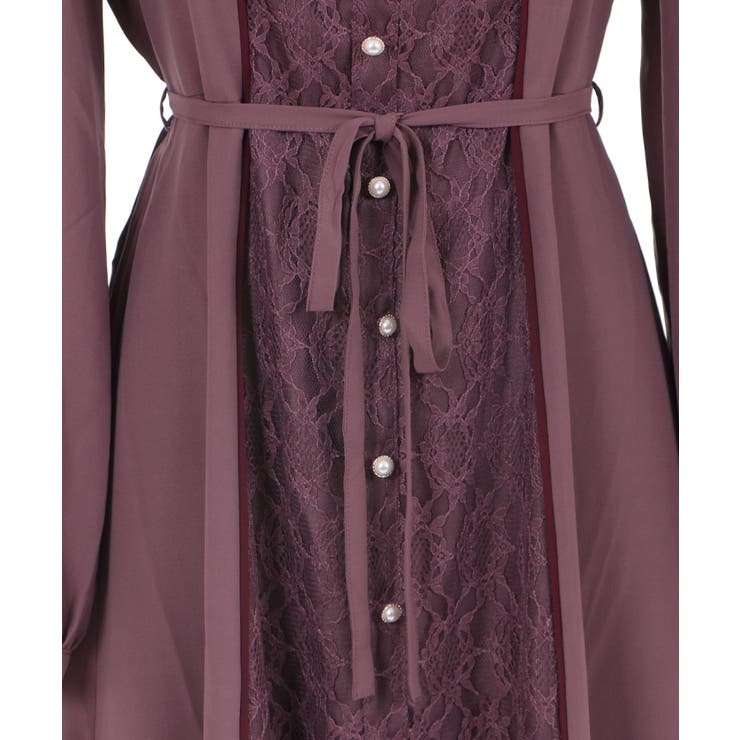 バイカラーレトロワンピース | axes femme | 詳細画像28 