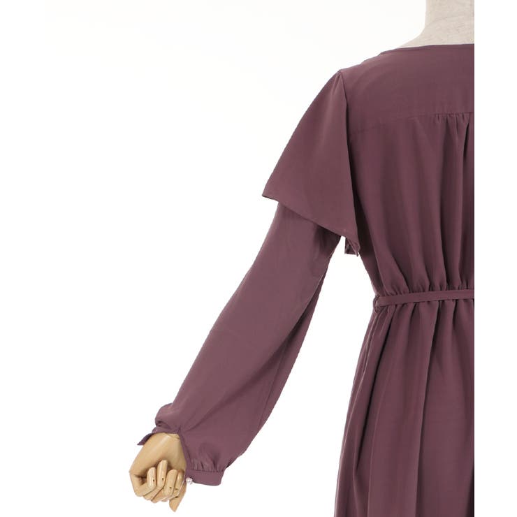 バイカラーレトロワンピース | axes femme | 詳細画像29 