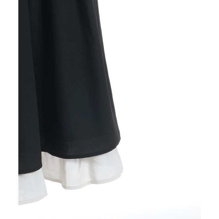 襟デザイン連釦バイカラーワンピース | axes femme | 詳細画像31 