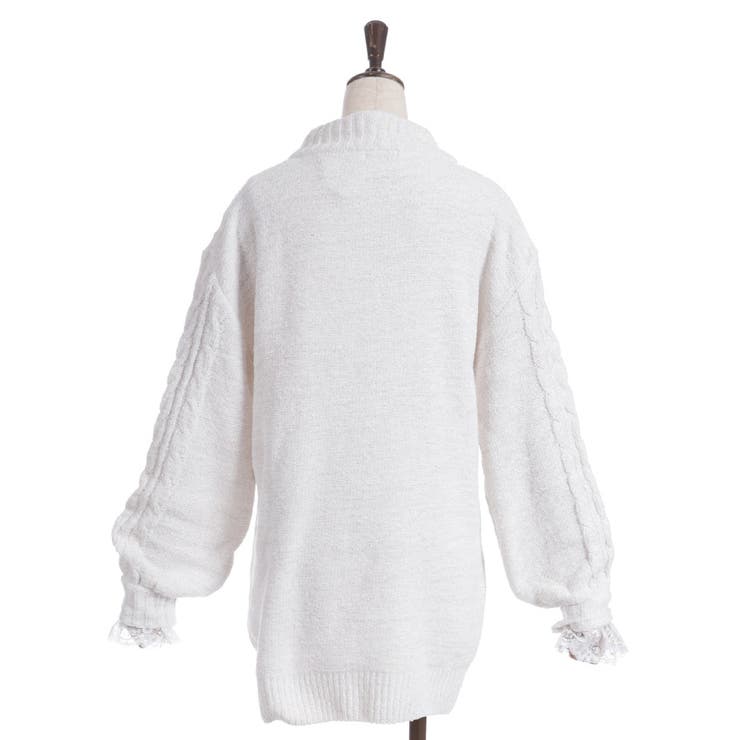 ラメ×ベロアモールチュニック | axes femme | 詳細画像12 