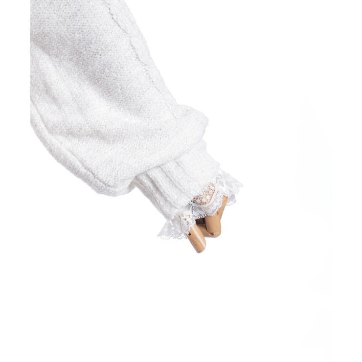 ラメ×ベロアモールチュニック | axes femme | 詳細画像14 