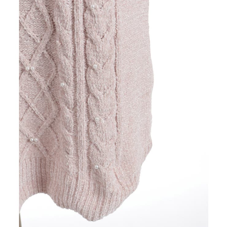 ラメ×ベロアモールチュニック | axes femme | 詳細画像25 