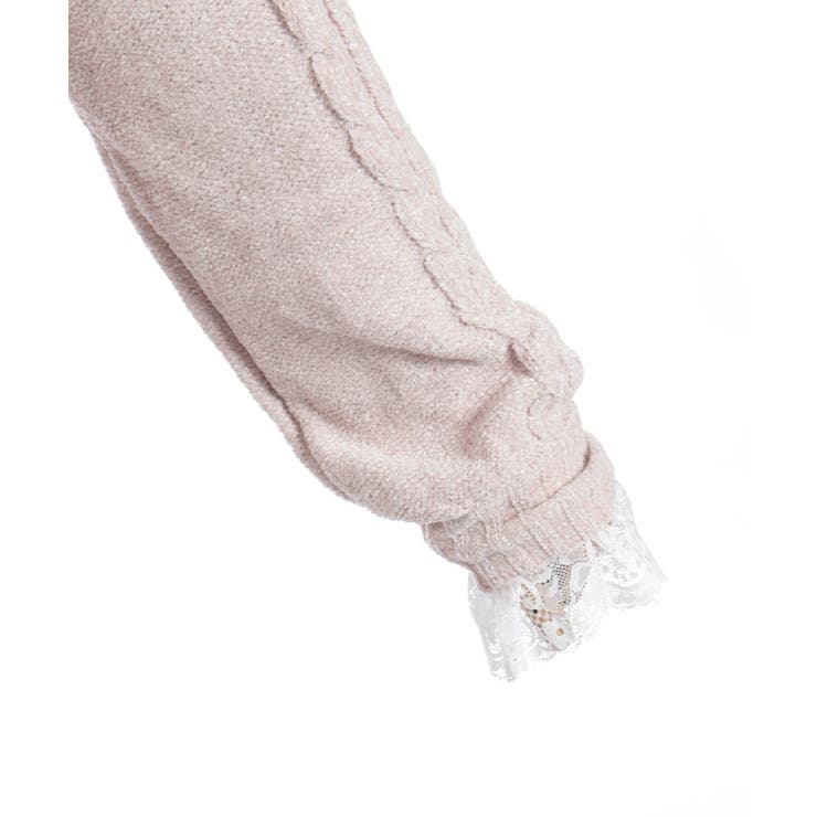 ラメ×ベロアモールチュニック | axes femme | 詳細画像27 