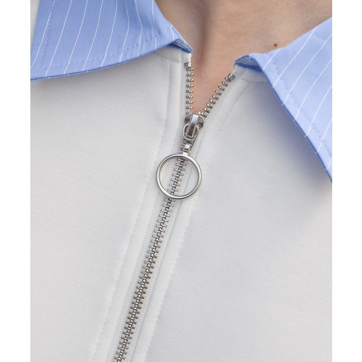 ハーフジップレイヤード風プルオーバー | axes femme | 詳細画像11 