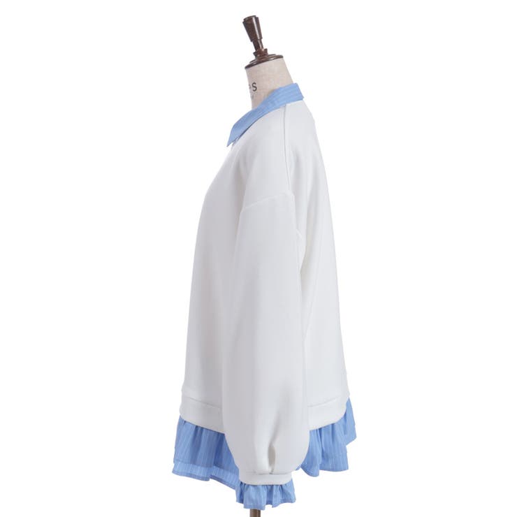 ハーフジップレイヤード風プルオーバー | axes femme | 詳細画像15 