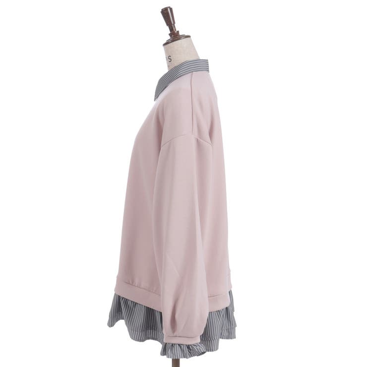 ハーフジップレイヤード風プルオーバー | axes femme | 詳細画像32 