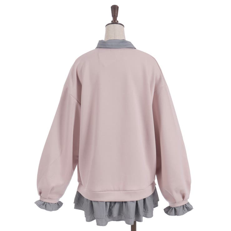 ハーフジップレイヤード風プルオーバー | axes femme | 詳細画像33 