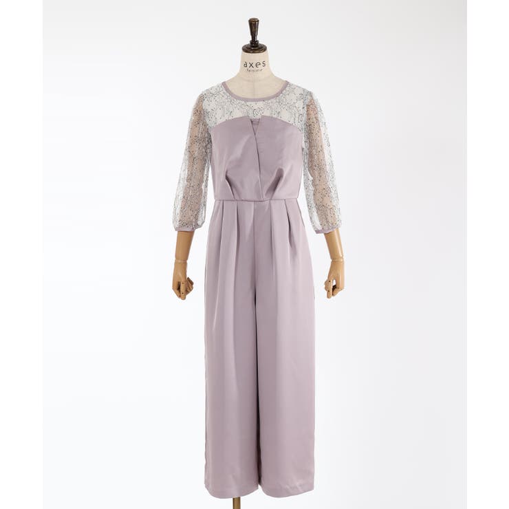 レース切替ロンパース | axes femme | 詳細画像11 