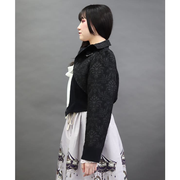 ジャカードバイカラージャケット | axes femme | 詳細画像2 