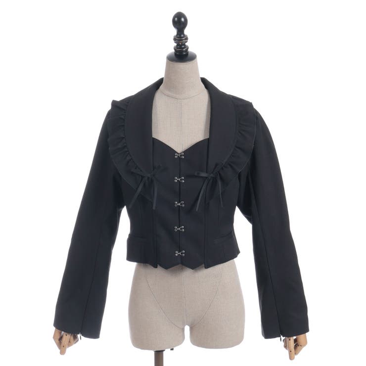 フリルカラーショートジャケット | axes femme | 詳細画像11 