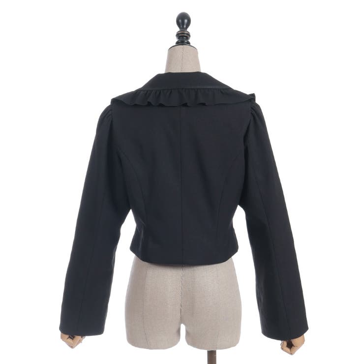 フリルカラーショートジャケット | axes femme | 詳細画像13 