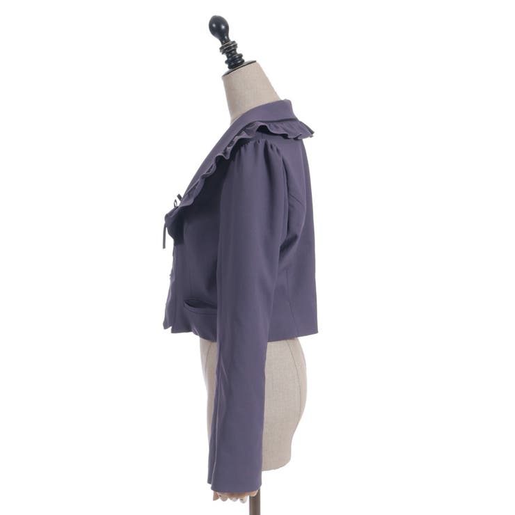 フリルカラーショートジャケット | axes femme | 詳細画像20 