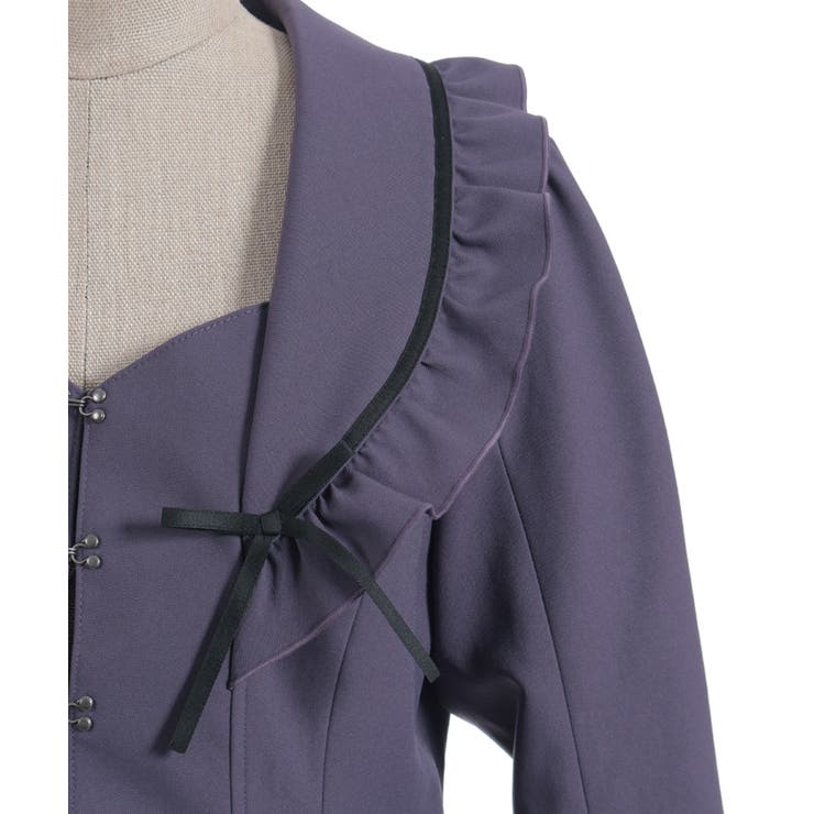 フリルカラーショートジャケット | axes femme | 詳細画像25 