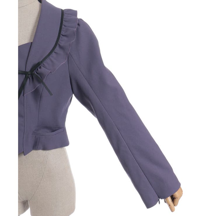 フリルカラーショートジャケット | axes femme | 詳細画像28 