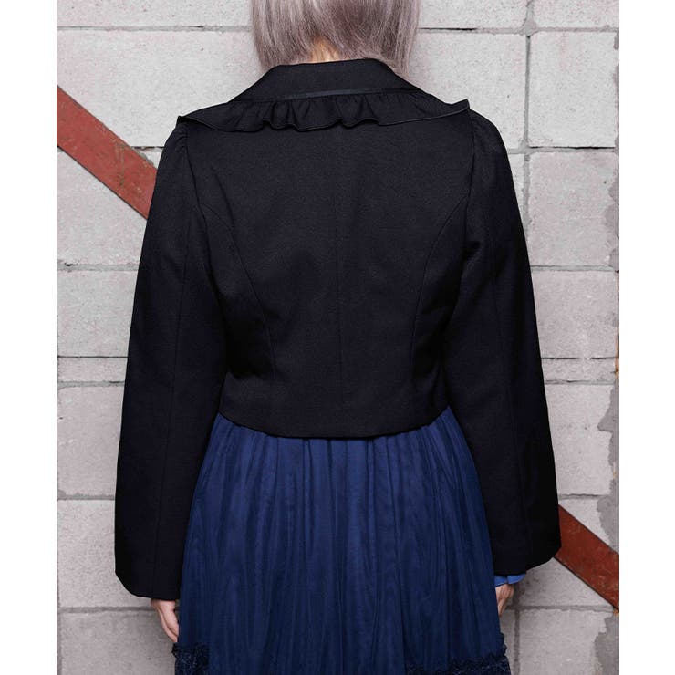 フリルカラーショートジャケット | axes femme | 詳細画像3 