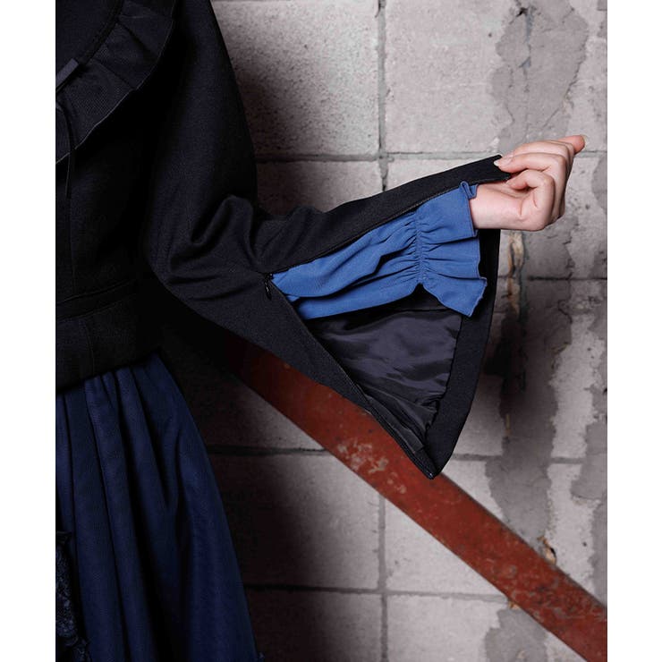 フリルカラーショートジャケット | axes femme | 詳細画像7 