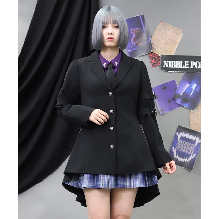 フィッシュテールロングジャケット | axes femme | 詳細画像1 