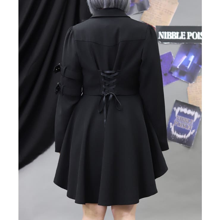 フィッシュテールロングジャケット | axes femme | 詳細画像3 