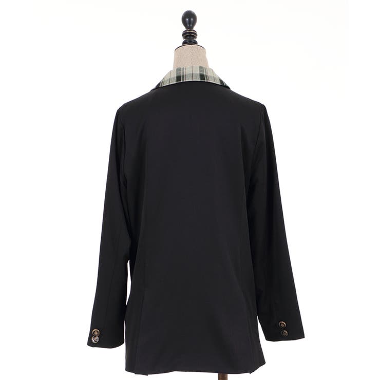 ポイントチェックロングＪＫ | axes femme | 詳細画像13 