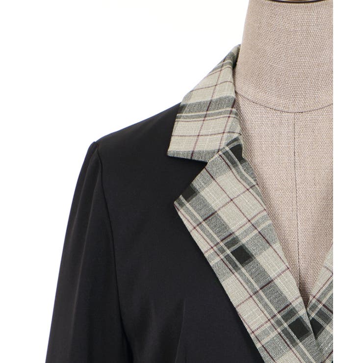 ポイントチェックロングＪＫ | axes femme | 詳細画像16 